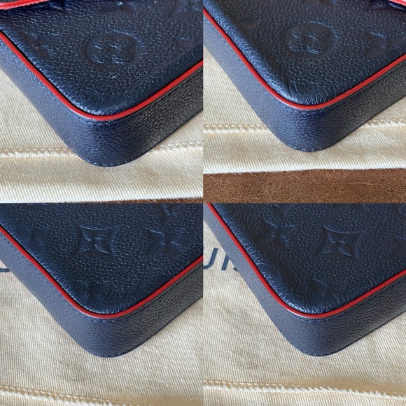 *SOLD* Louis Vuitton Felicie Pochette Monogram Empreinte Leather - Picture 12 of 16